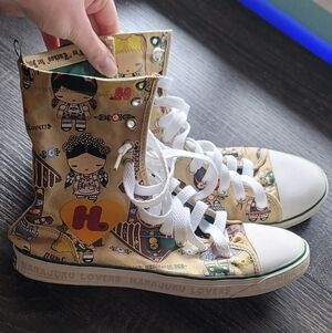 Harajuku Lovers Gwen Stefani Hightop Lace-up sneakers